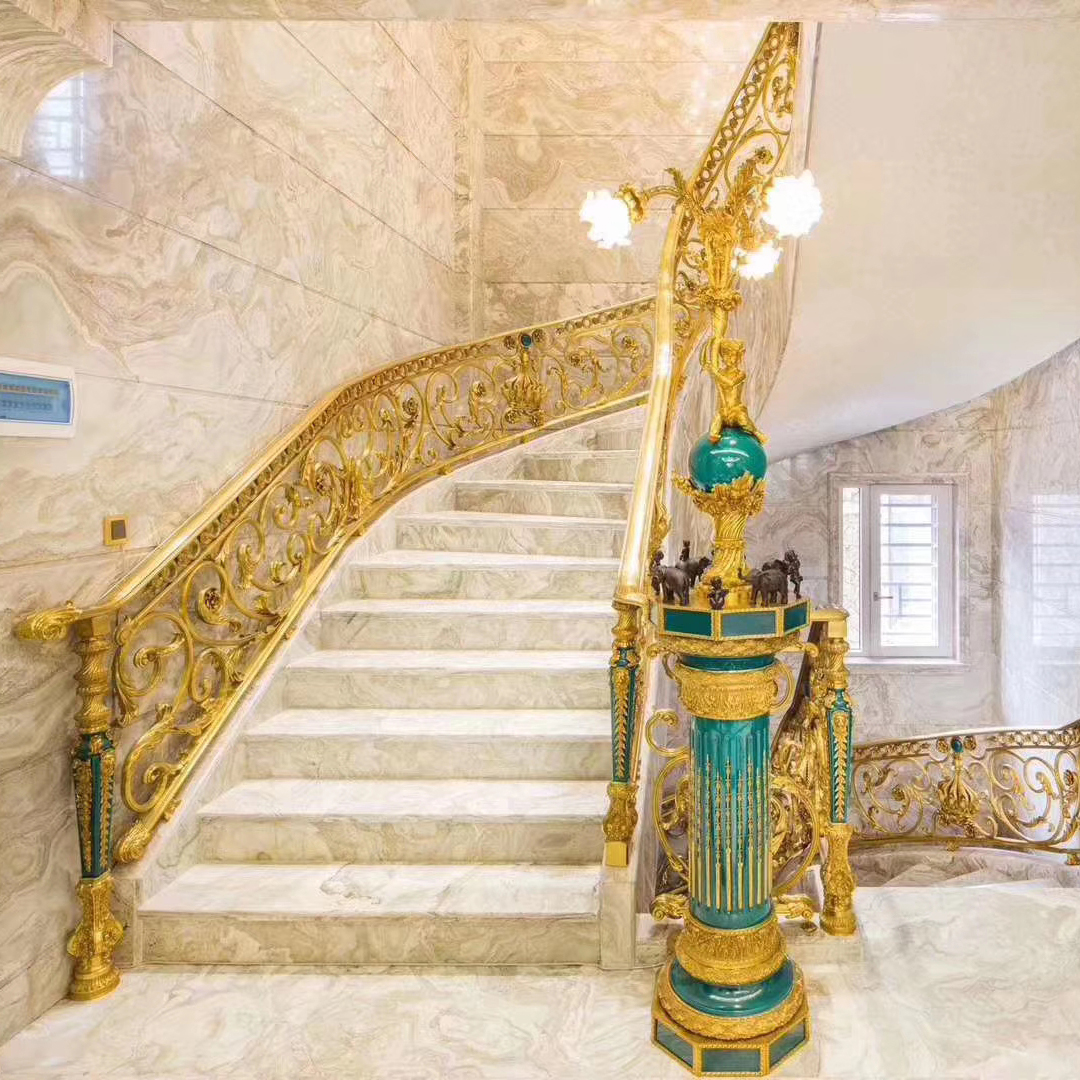 Decorative metal stairs