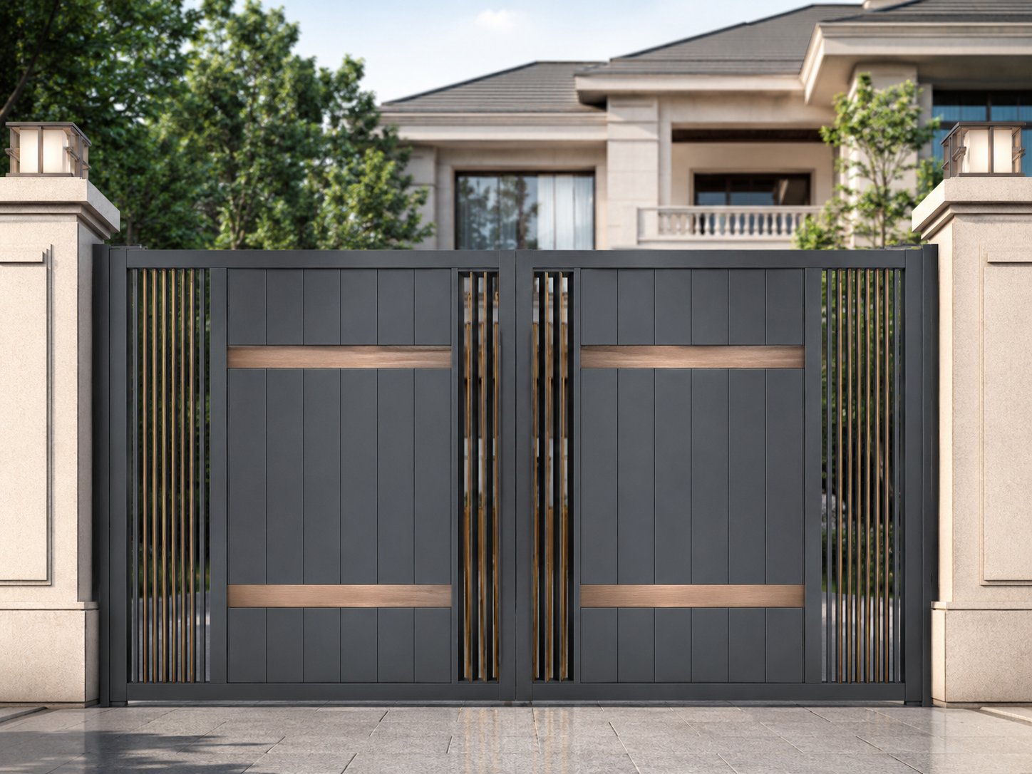 Villa gates