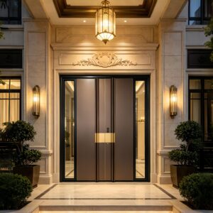 Exquisitely Carved Cast Aluminum Door3