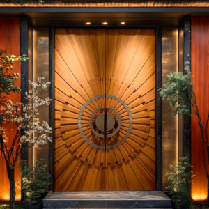 Exquisitely Carved Cast Aluminum Door2