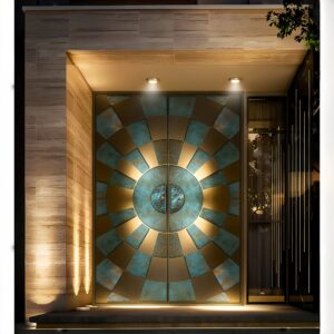 Exquisitely Carved Cast Aluminum Door4