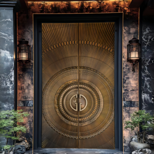 Exquisitely Carved Cast Aluminum Door6