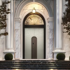 White Pearl Shell Door